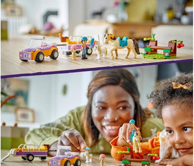 LEGO Friends 42634 Przyczepka dla konia i kucyka - 1202562 - zdjęcie 5